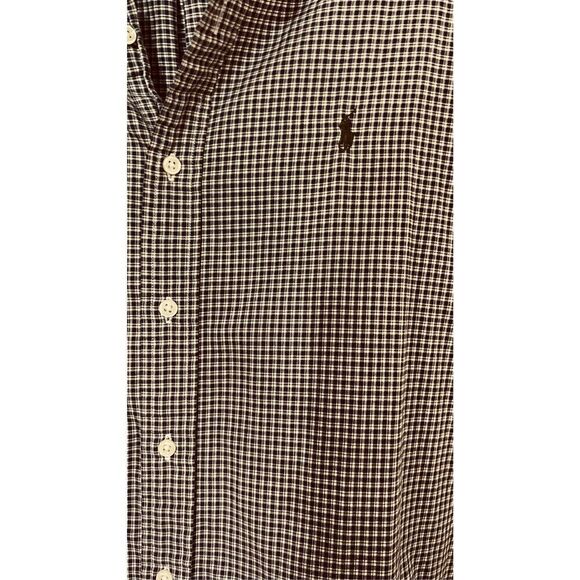 Ralph Lauren Purple Blend Plaid Mens Button Down Size M - Picture 8 of 10